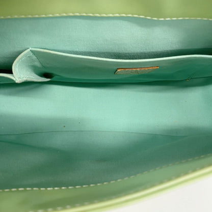 Louis Vuitton Shoulder Bag Vernis Biscayne Bay GM Peppermintladies — view 4