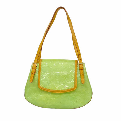 Louis Vuitton Shoulder Bag Vernis Biscayne Bay GM Peppermintladies