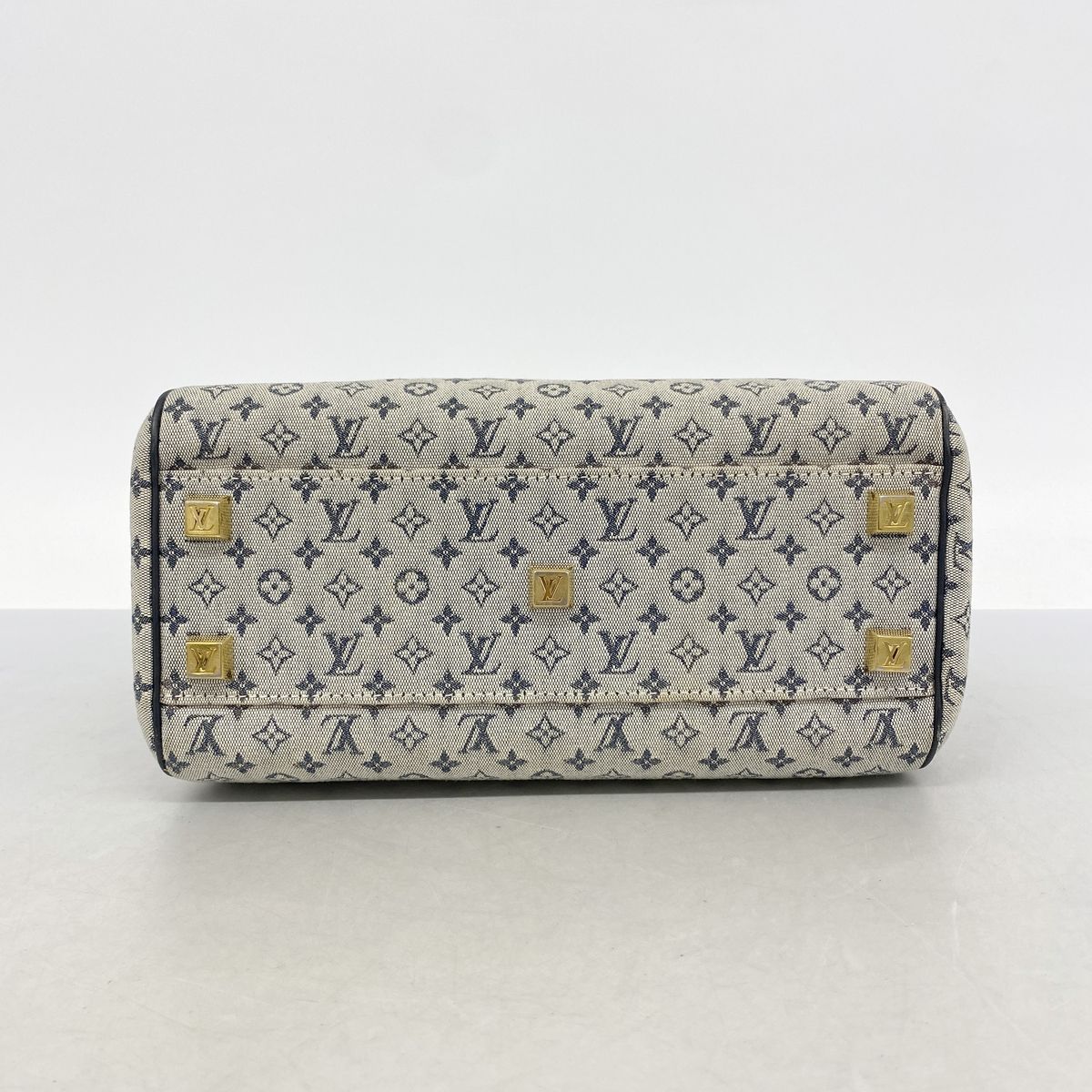 Louis Vuitton Handbag Monogram Mini Josephine PM Blue — view 3
