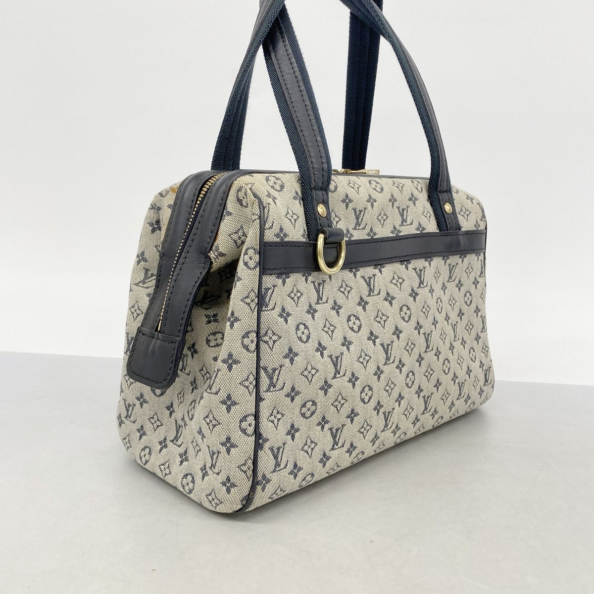 Louis Vuitton Handbag Monogram Mini Josephine PM Blue — view 2