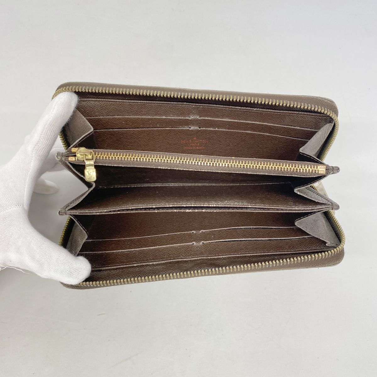 Louis Vuitton Wallet Damier Zippy Ebene — view 3