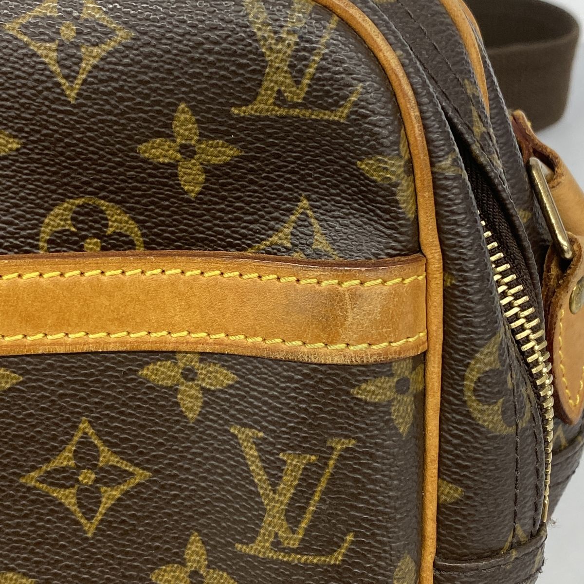 Louis Vuitton Shoulder Bag Monogram Reporter PM Brown — view 6