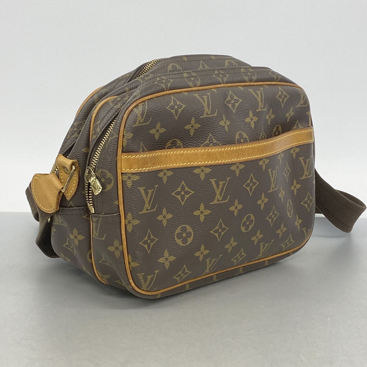 Louis Vuitton Shoulder Bag Monogram Reporter PM Brown — view 2