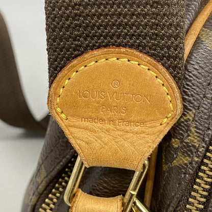 Louis Vuitton Shoulder Bag Monogram Reporter PM Brown — view 5