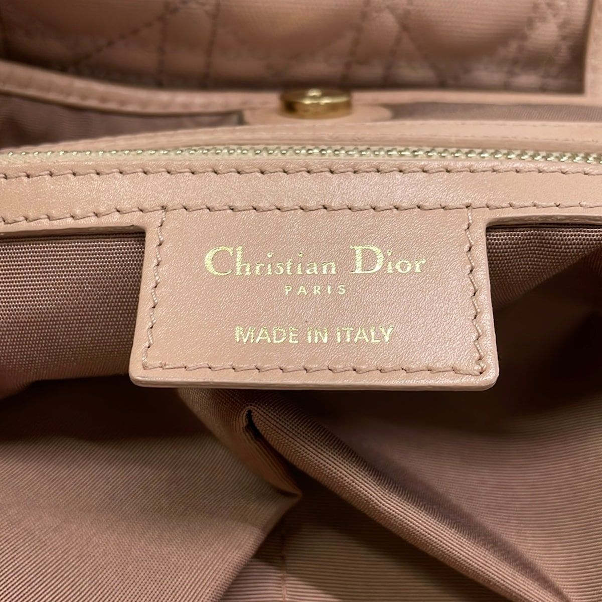 Dior Tote Bag Panarea Pink Leather — view 8