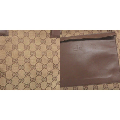 Gucci GG Canvas Tote Bag Brown — view 4