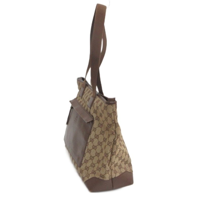 Gucci GG Canvas Tote Bag Brown — view 2