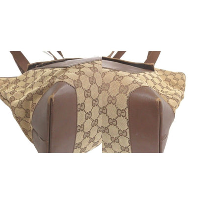 Gucci GG Canvas Tote Bag Brown — view 7