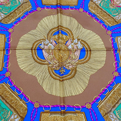 Hermes Carre 90 Poste Et Cavalerie Saber Decorative Bag Silk Scarf — view 8