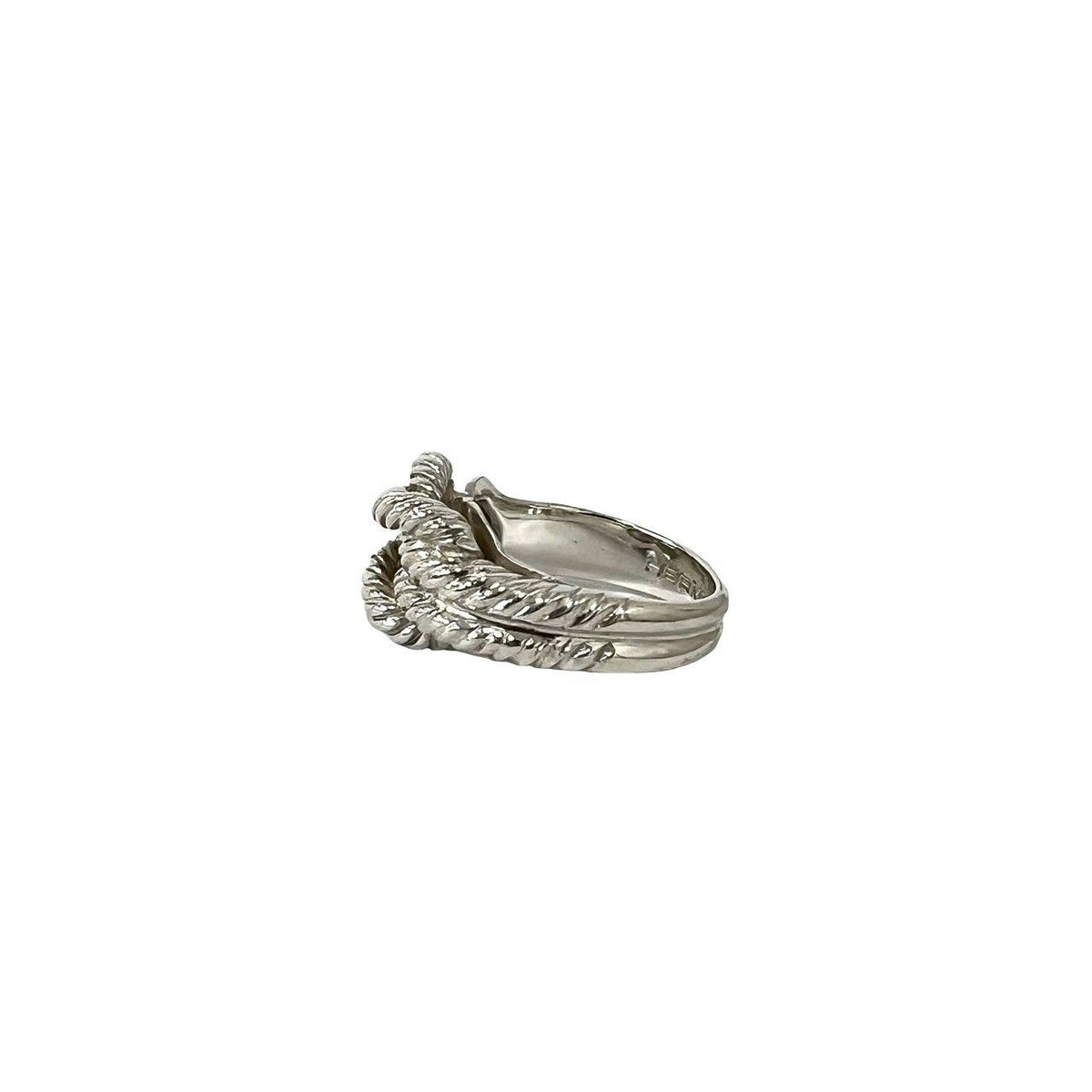 Hermes Vintage Audienne Ring 925 Sterling Silver — view 4