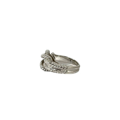 Hermes Vintage Audienne Ring 925 Sterling Silver — view 4