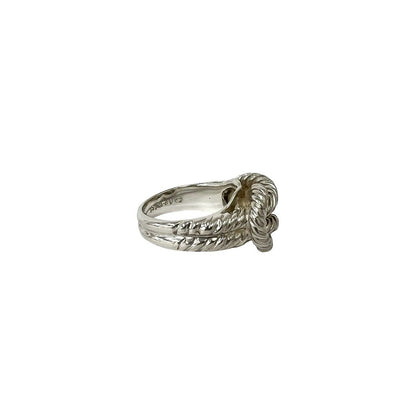 Hermes Vintage Audienne Ring 925 Sterling Silver — view 5