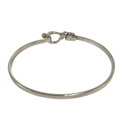 Tiffany & Co Vintage Hook Eye Bracelet Silver Yellow Gold — view 6