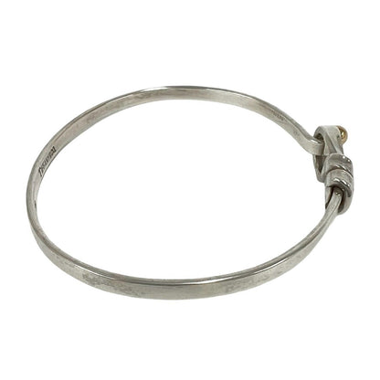Tiffany & Co Vintage Hook Eye Bracelet Silver Yellow Gold — view 5