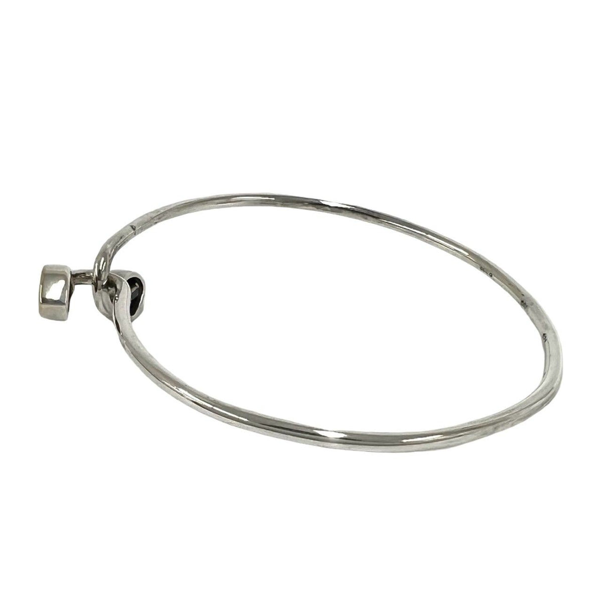 Tiffany & Co Solid Double Heart Bracelet Silver Yellow Gold — view 4
