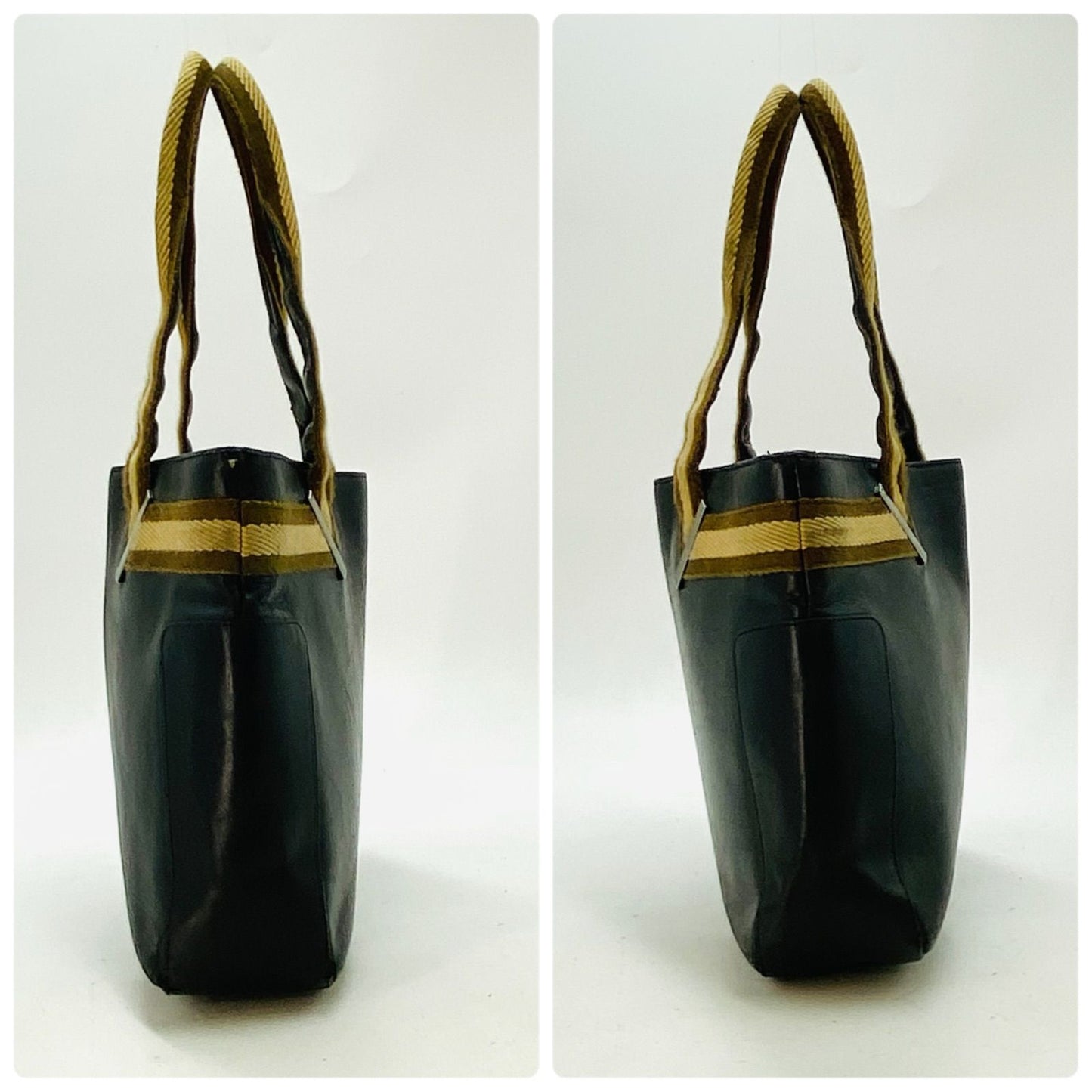 Gucci Tote Bag Sherry Line Strap Leather Black — view 4