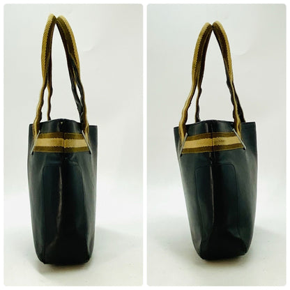 Gucci Tote Bag Sherry Line Strap Leather Black — view 4