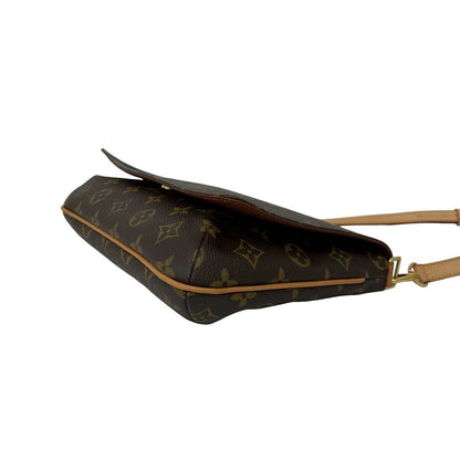Louis Vuitton Monogram Logo Pattern Leather Mini Shoulder Bag Crossbody Brown — view 8