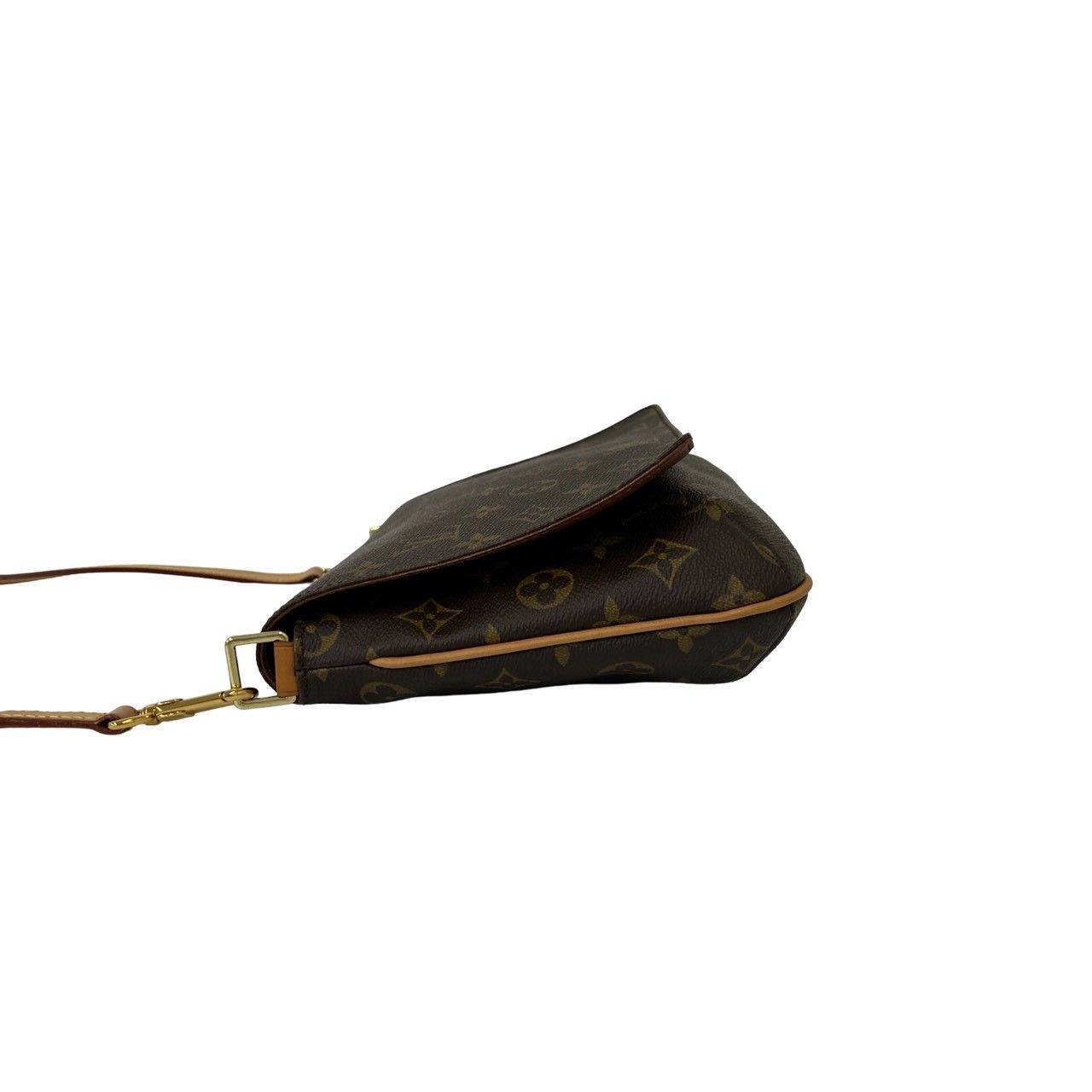 Louis Vuitton Monogram Logo Pattern Leather Mini Shoulder Bag Crossbody Brown — view 5