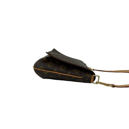 Louis Vuitton Monogram Logo Pattern Leather Mini Shoulder Bag Crossbody Brown — view 6