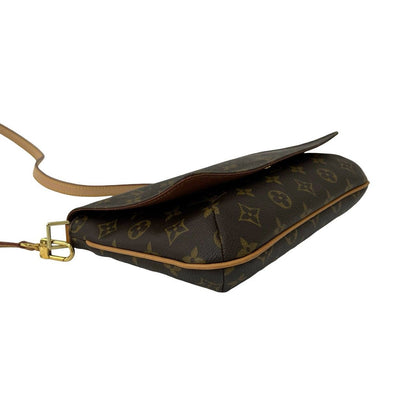 Louis Vuitton Monogram Logo Pattern Leather Mini Shoulder Bag Crossbody Brown — view 7