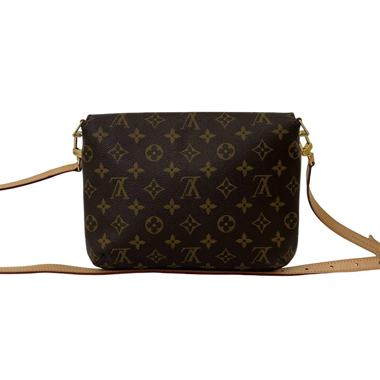 Louis Vuitton Monogram Logo Pattern Leather Mini Shoulder Bag Crossbody Brown — view 3