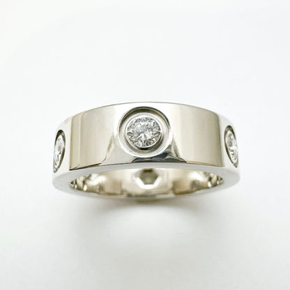 Cartier Love Full Diamond White Gold Ring — view 4