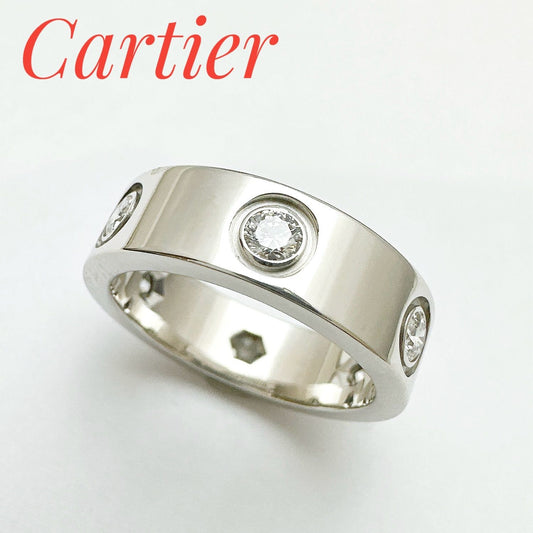 Cartier Love Full Diamond White Gold Ring