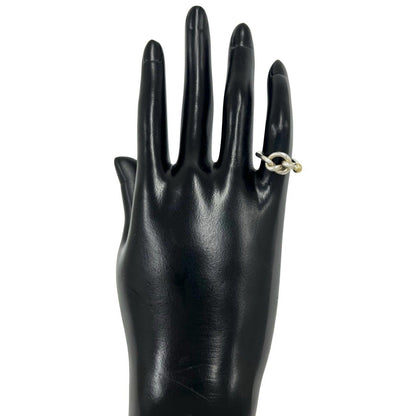 Tiffany & Co Vintage Love Knot Ring Silver — view 2