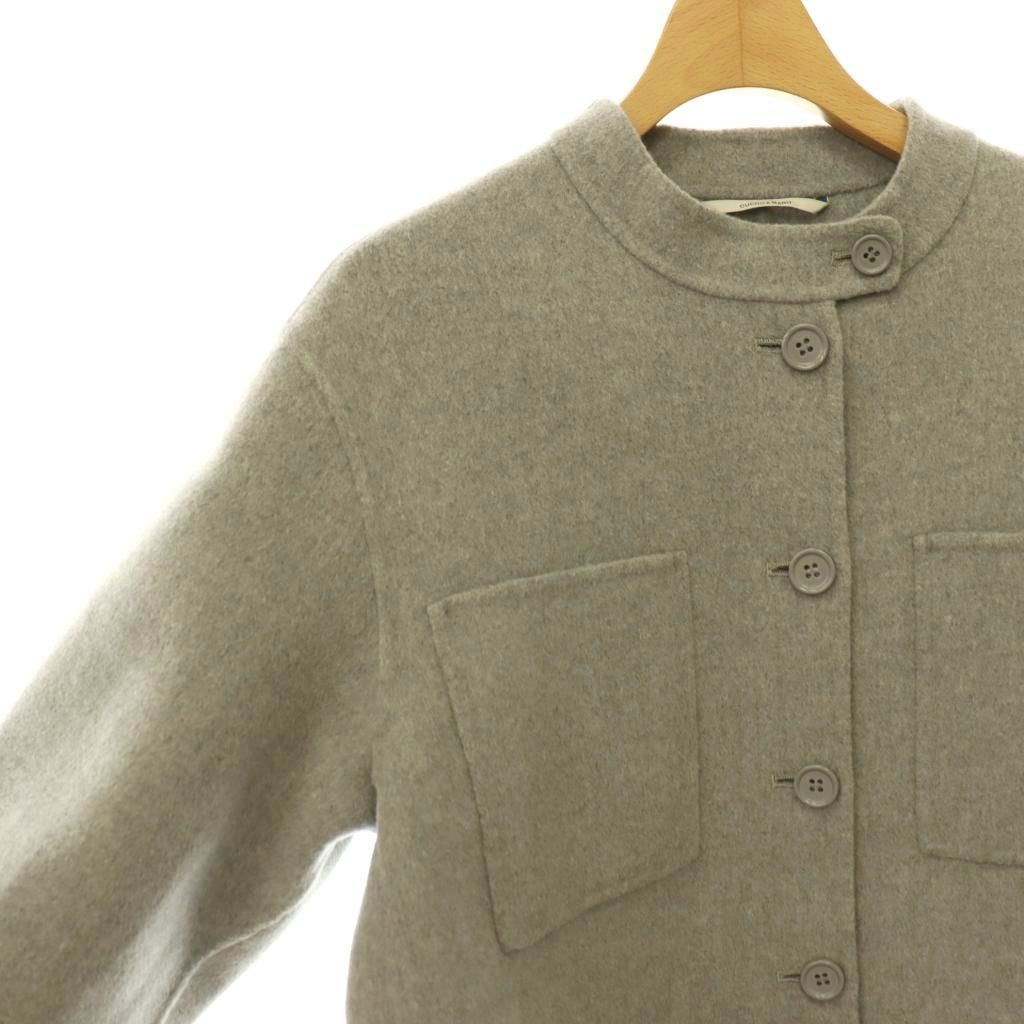 Max Mara S 'S Sarah Virgin Wool Jacket Gray 36 — view 4