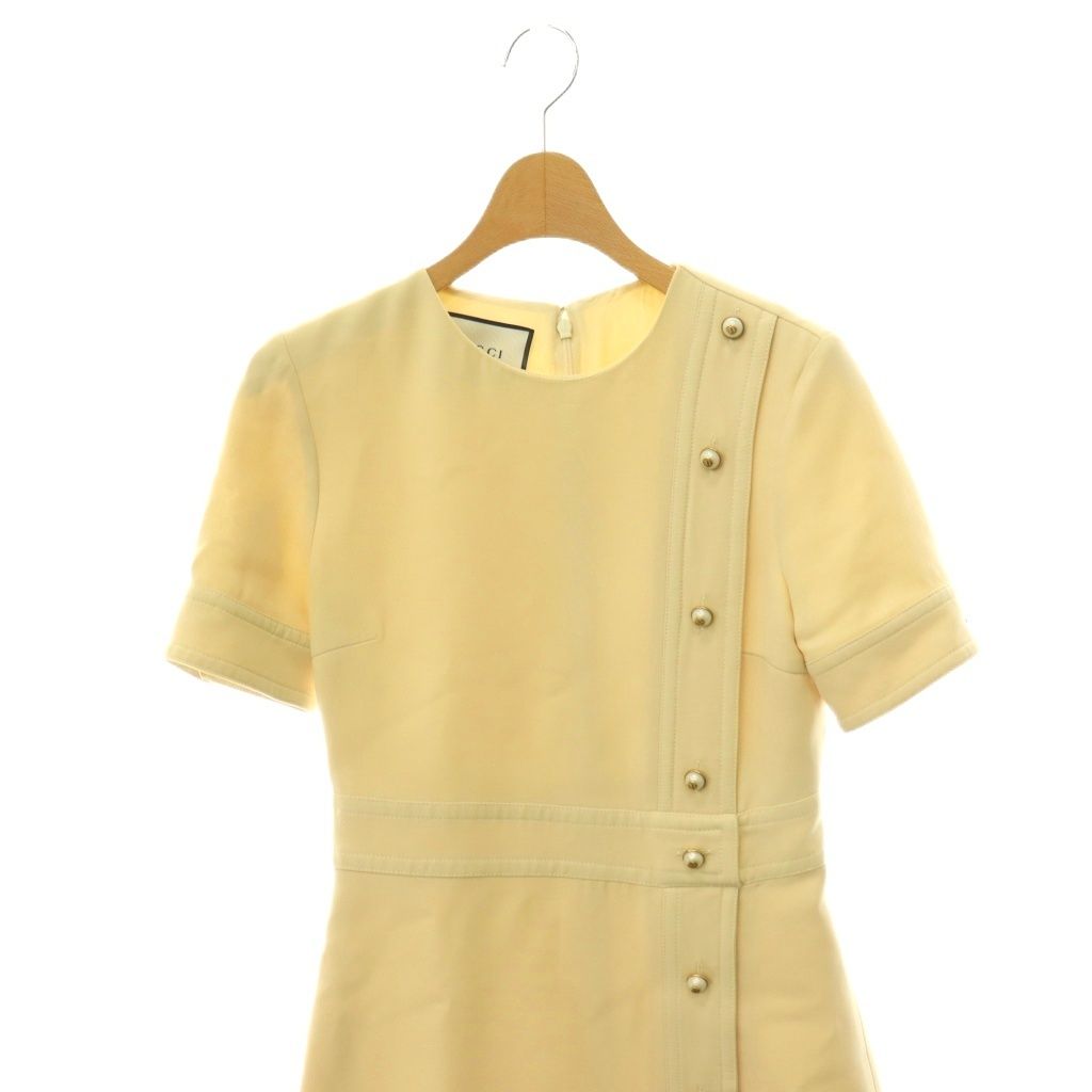 Gucci Pearl Dress Wool Silk — view 3