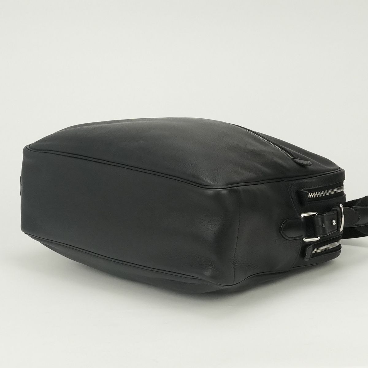 Hermes Sac Eb Reporter Shoulder Bag Ever Gray Noir Black Silver Bague Rain — view 5