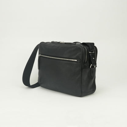 Hermes Sac Eb Reporter Shoulder Bag Ever Gray Noir Black Silver Bague Rain — view 2