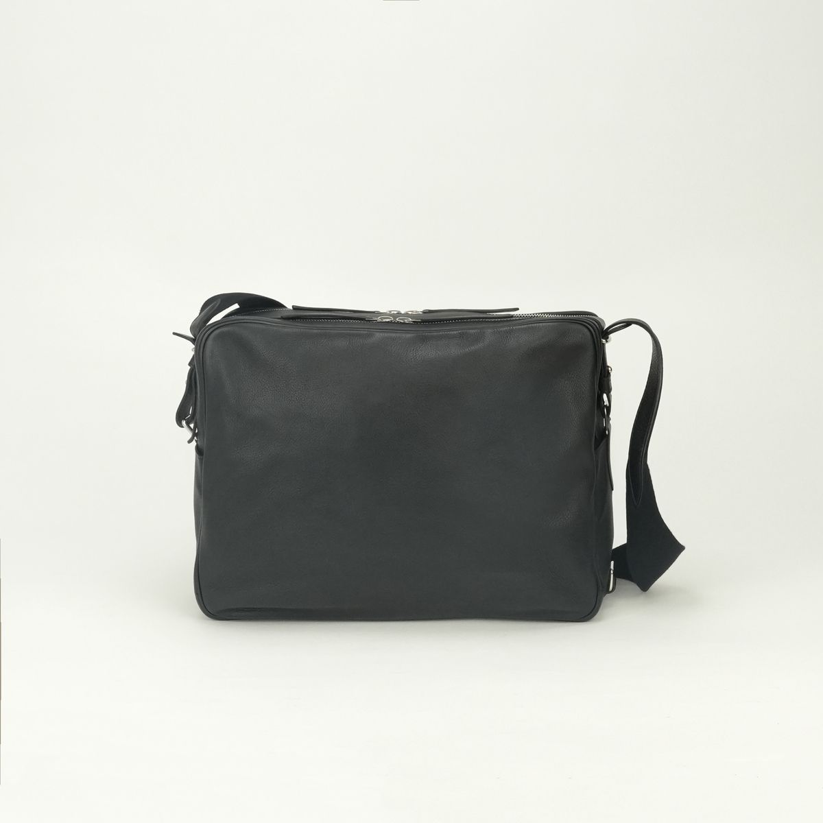 Hermes Sac Eb Reporter Shoulder Bag Ever Gray Noir Black Silver Bague Rain — view 3