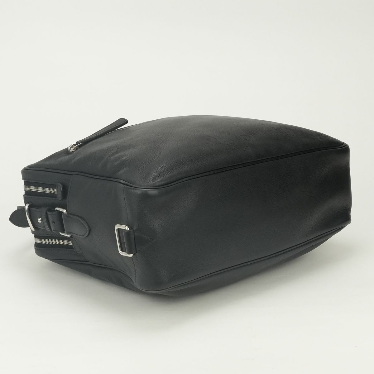 Hermes Sac Eb Reporter Shoulder Bag Ever Gray Noir Black Silver Bague Rain — view 6
