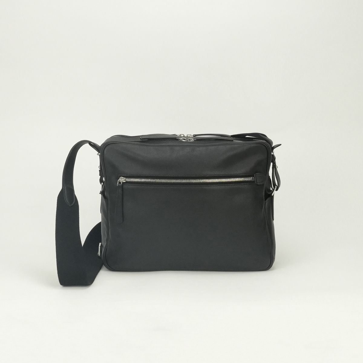 Hermes Sac Eb Reporter Shoulder Bag Ever Gray Noir Black Silver Bague Rain