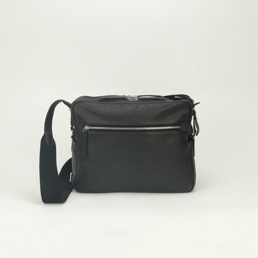 Hermes Sac Eb Reporter Shoulder Bag Ever Gray Noir Black Silver Bague Rain