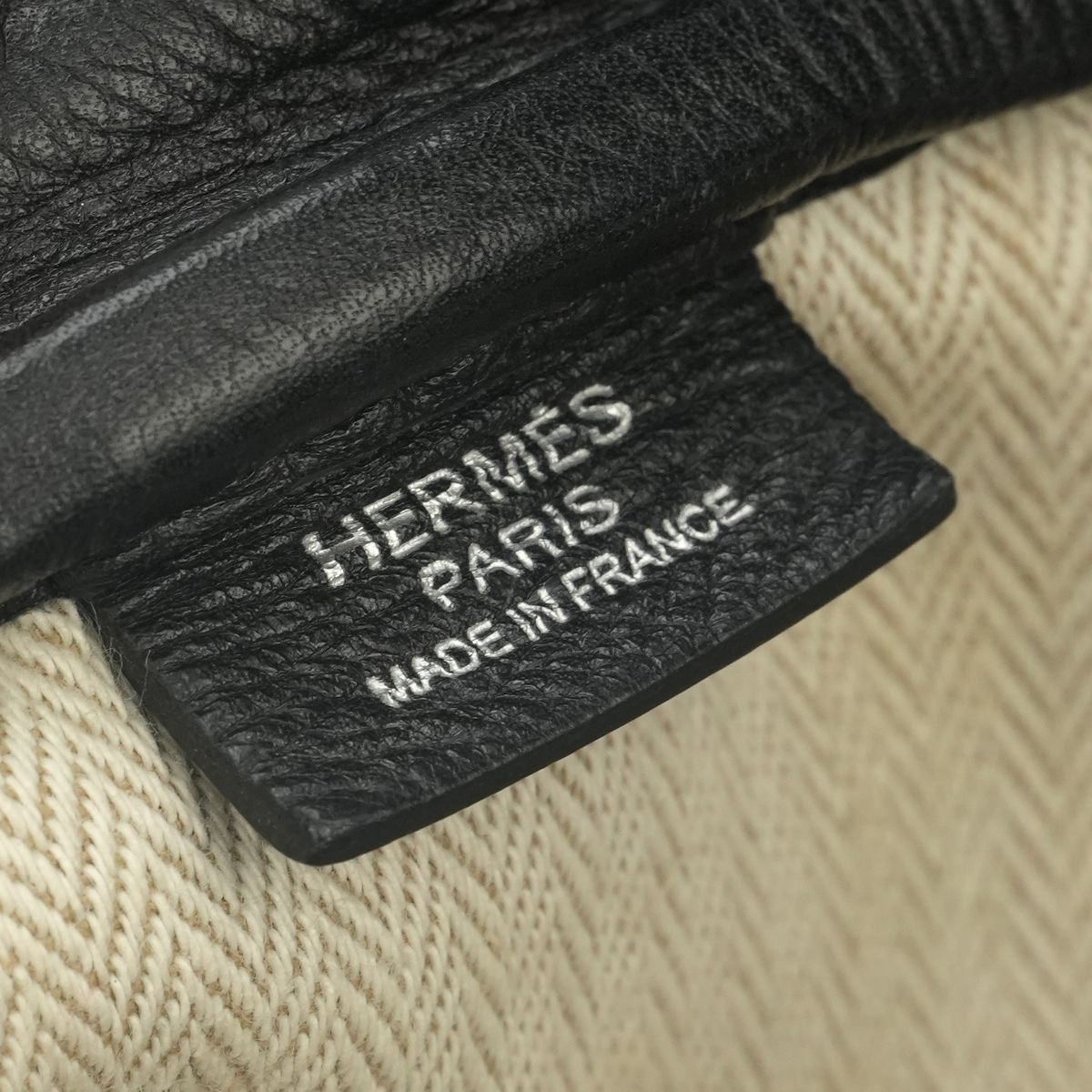 Hermes Sac Eb Reporter Shoulder Bag Ever Gray Noir Black Silver Bague Rain — view 7