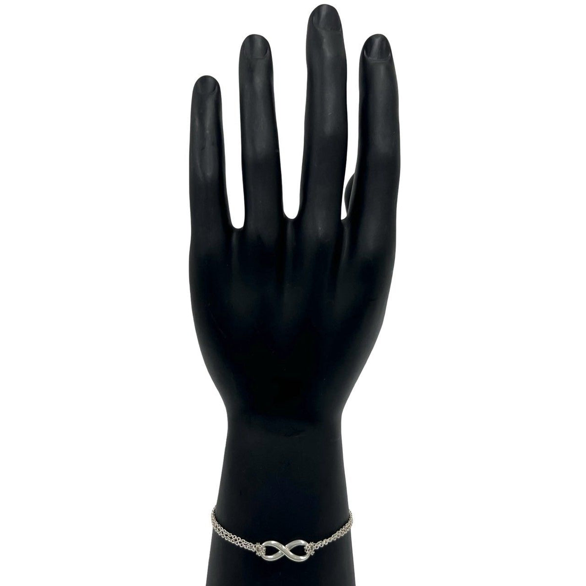 Tiffany & Co Vintage Infinity Bracelet 925 Sterling Silver Chain Bangle — view 2