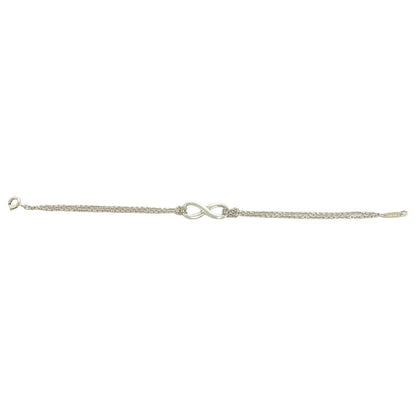 Tiffany & Co Vintage Infinity Bracelet 925 Sterling Silver Chain Bangle — view 5