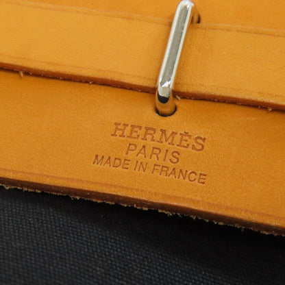 Hermes Herbag TPM Silver Shoulder Bag Toile — view 6