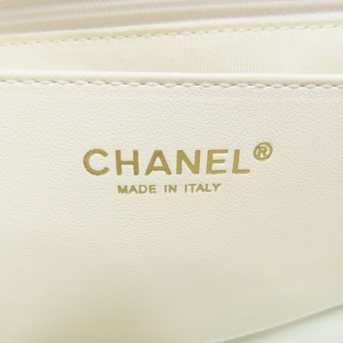 Chanel Quilted Gold 2-Way Shoulder Bag Calfskin — view 7
