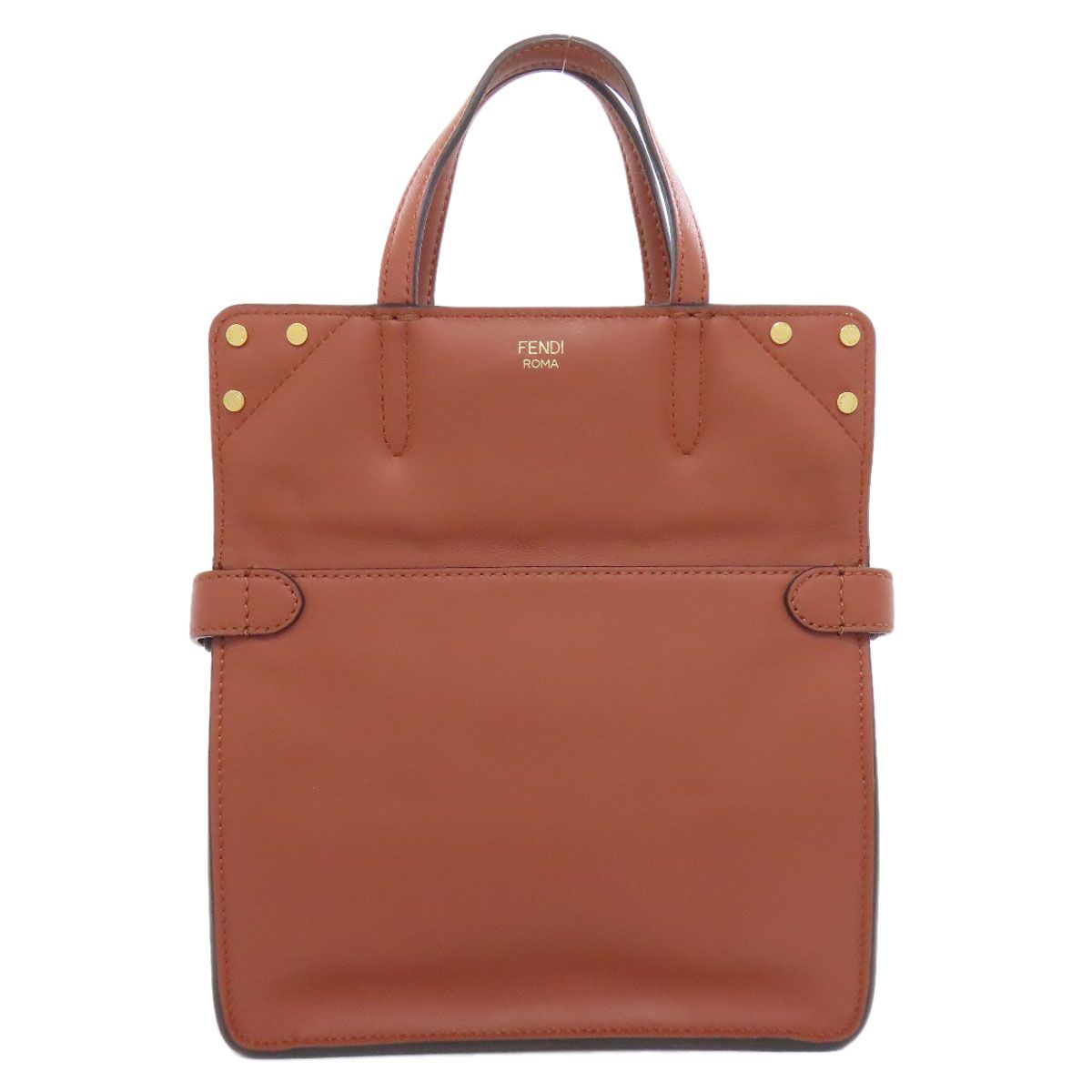 Fendi Flip Small 2-Way Shoulder Bag Calfskin — view 5