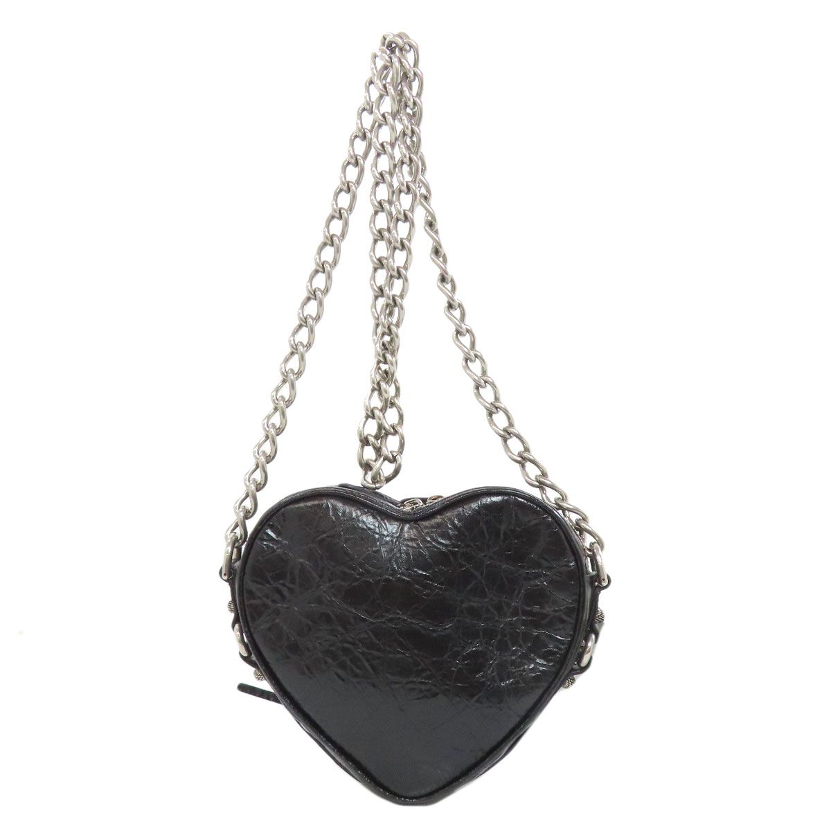 Balenciaga Heart Motif Shoulder Bag Leather — view 2