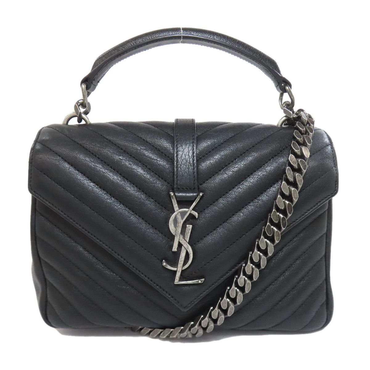 Saint Laurent Cassandra Shoulder Bag Leather