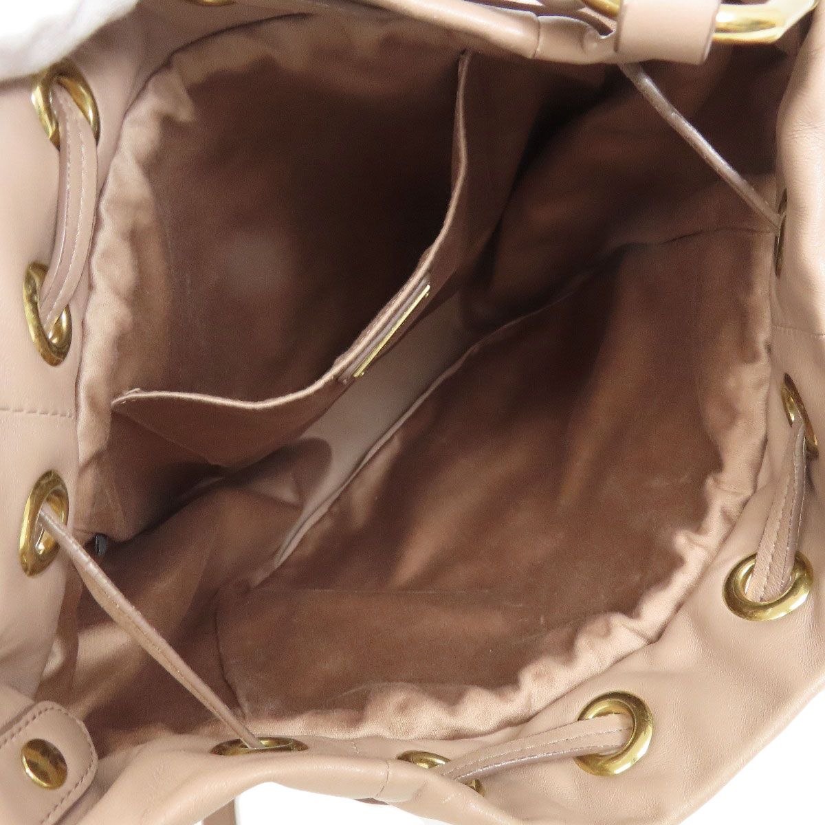 Miu Miu Shoulder Matelasse 2-Way Bag Leather — view 5