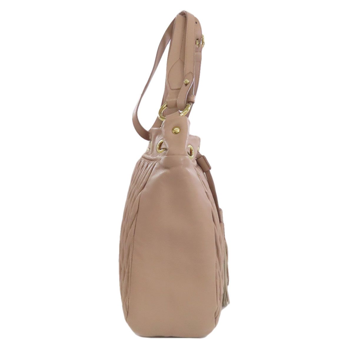 Miu Miu Shoulder Matelasse 2-Way Bag Leather — view 3