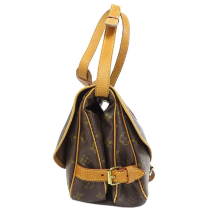 Louis Vuitton Saumur MM Shoulder Bag Monogram Canvas — view 3