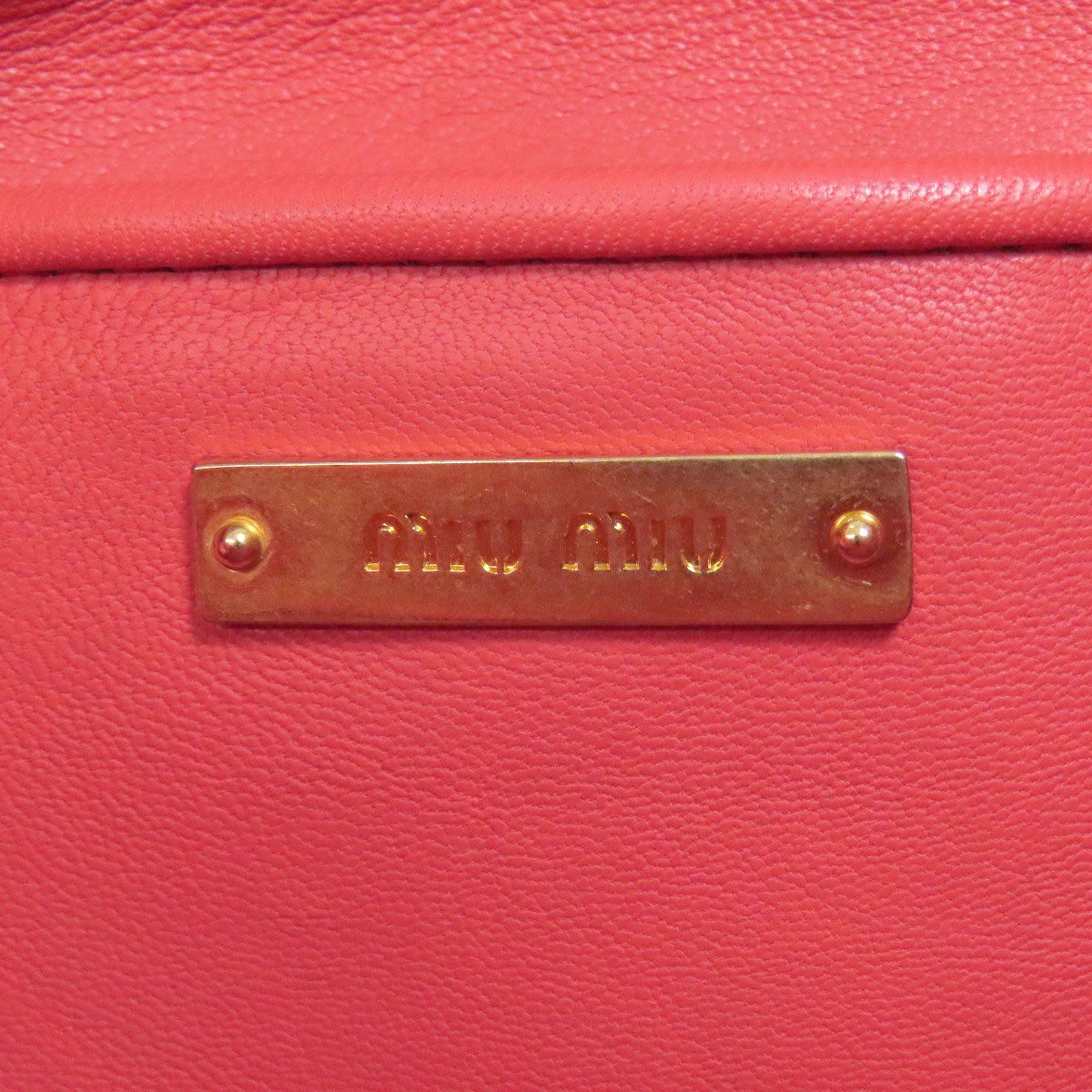 Miu Miu Matelasse Shoulder Bag Leather — view 6