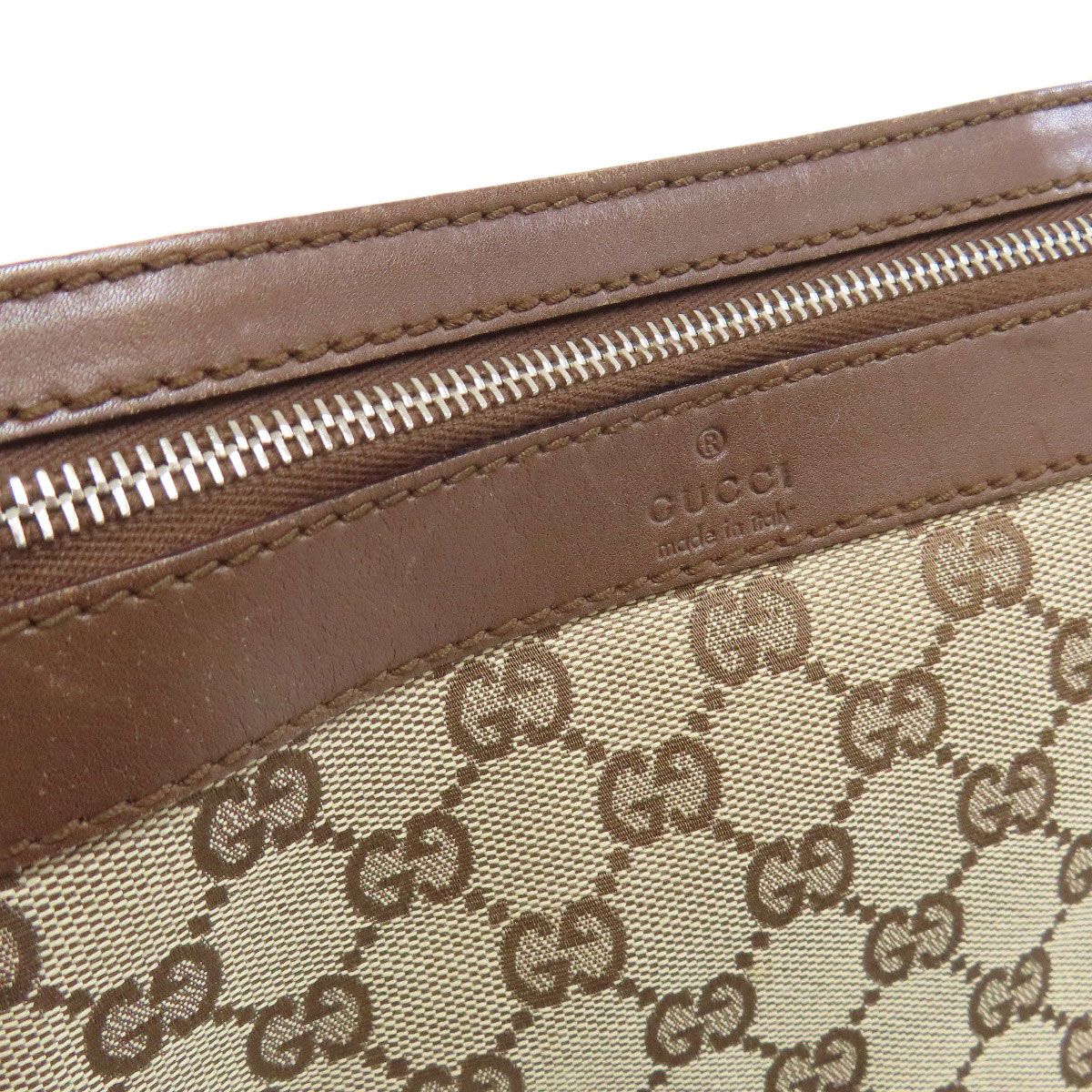 Gucci Long Shoulder GG Bag Canvas — view 8